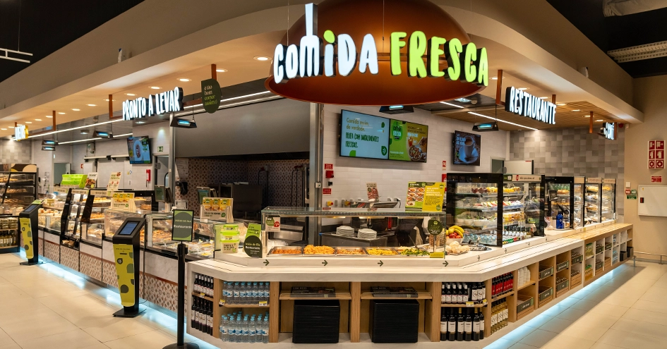 Comida Fresca section of a Pingo Doce (photo)