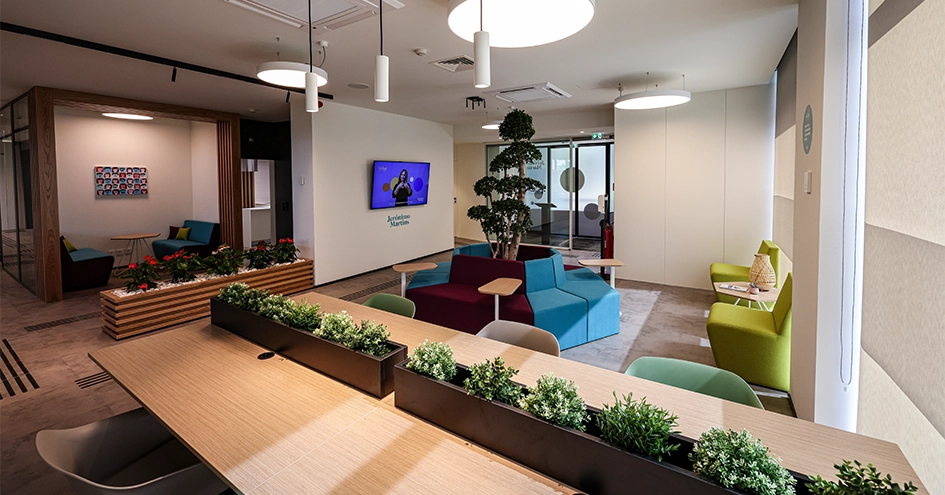 Seating area in a centro incluir (photo)