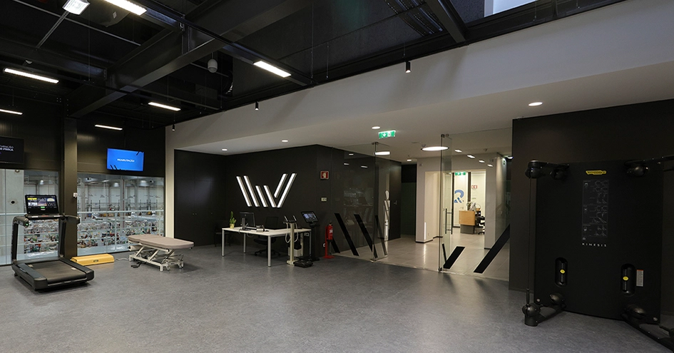 Um ginásio num dos centros de distribuição do Grupo Jerónimo Martins (foto)