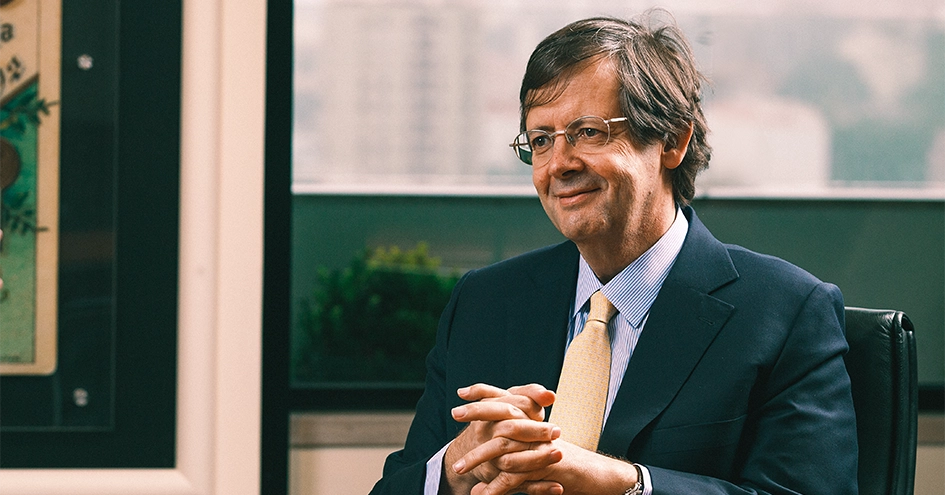 Pedro Soares dos Santos, Presidente e CEO do Grupo Jerónimo Martins (retrato)